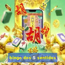 bingo dos 5 sentidos